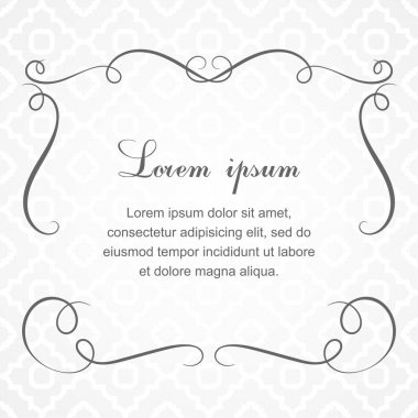 Kaligrafi dekoratif elemanları ile arka plan.