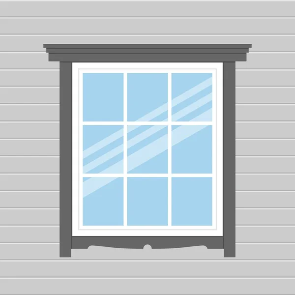 Fondo con ventana . — Vector de stock