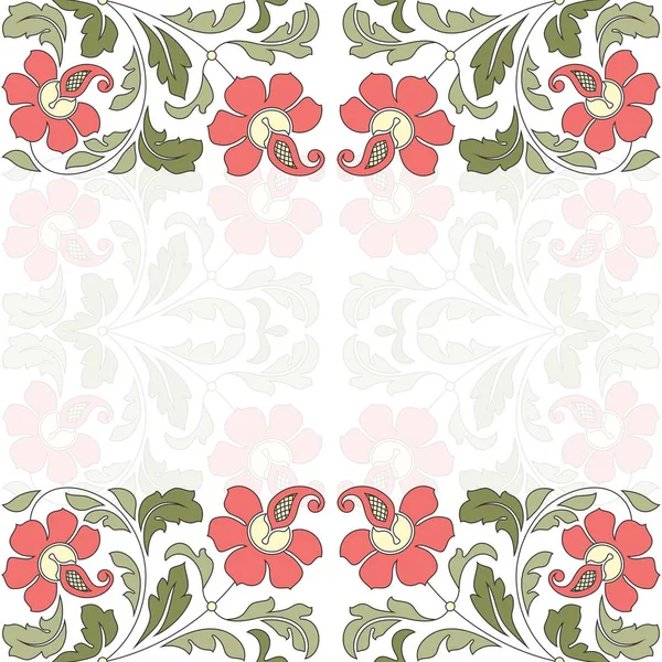 Modèle floral pour carte d'invitation . — Image vectorielle