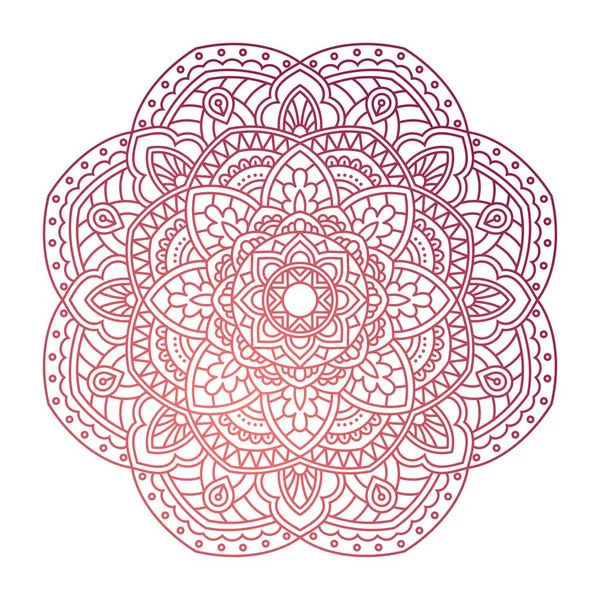 Mandala. Dekorativa runda mönster. — Stock vektor