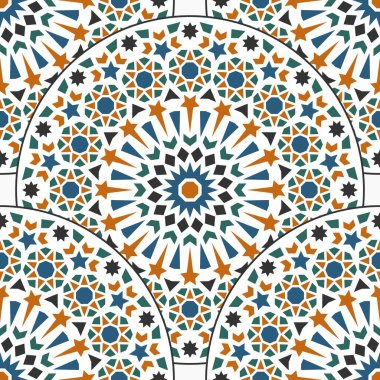 Eski, dikişsiz desen. Tasarımınız için kusursuz şablon.