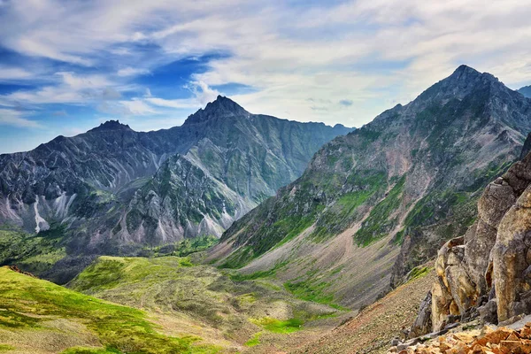 View from sports pass mountain — Stock Photo, Image