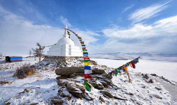 Tudo de bom Stupa of Great Bliss. Despertar — Fotografia de Stock