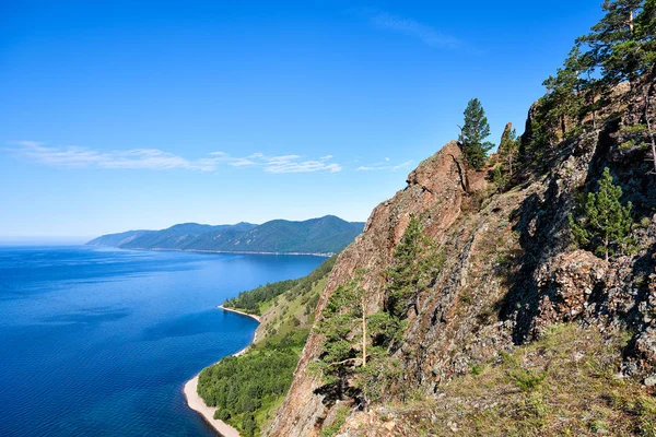 Vista panorámica del lago Baikal — Foto de Stock