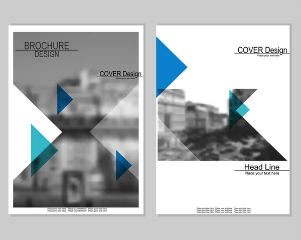 Broschüren-Cover-Design — Stockvektor