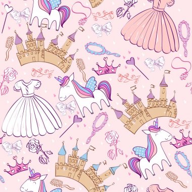 Sihirli şirin tek boynuzlu at