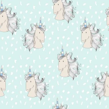 Sihirli şirin tek boynuzlu at