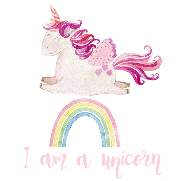 Magic cute unicorn