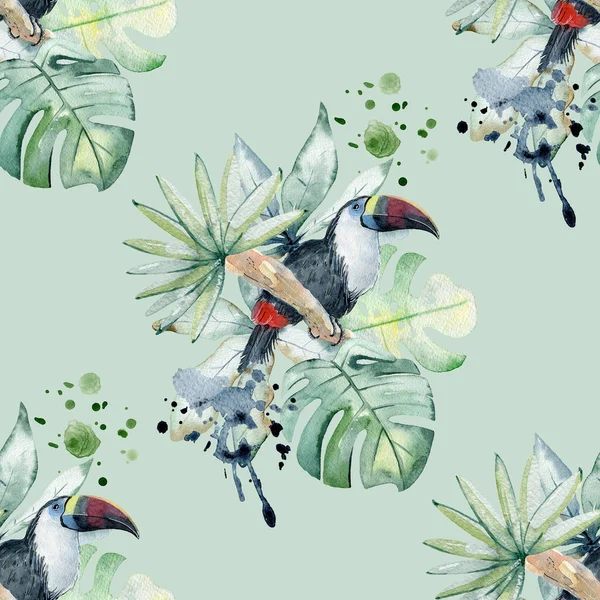 Tropical seamless pattern — Stock Photo, Image