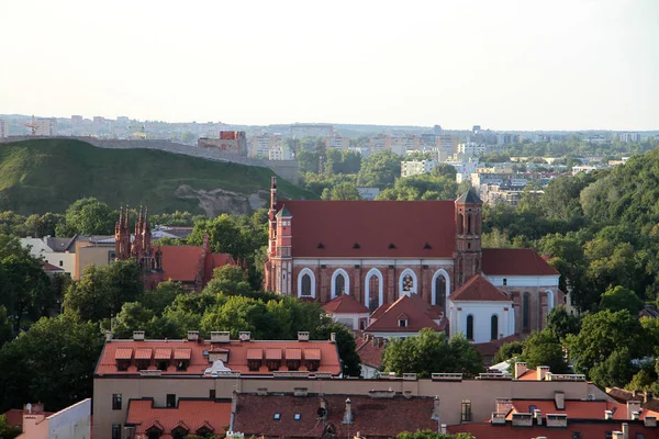 Città di Vilnius (Lituania), vista aerea — Foto Stock