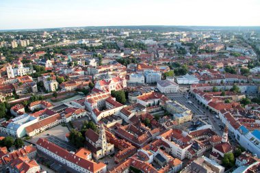 Vilnius şehir (Litvanya), havadan görünümü