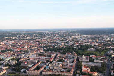 Vilnius şehir (Litvanya), havadan görünümü