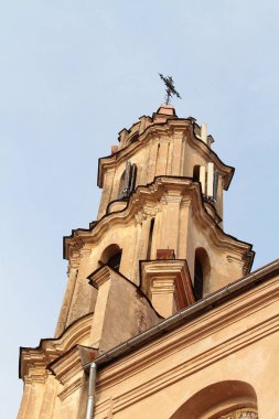 Vilnius 'taki eski kilisenin detayları