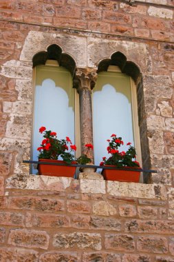 Assisi'da eski penceresi