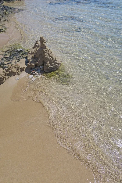 Plaża Agathi na Rodos — Zdjęcie stockowe