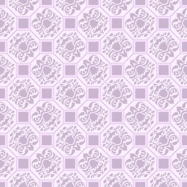 Takdire değer sorunsuz arka plan desen ve klasik pembe pastel tonlarda süslü