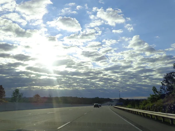 Nuvole nel cielo — Foto Stock