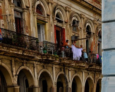 Küba Küba tipik Havana sokak