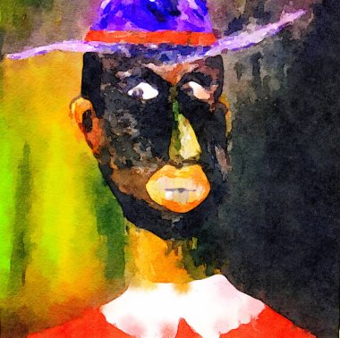 Babası Clarence portresi