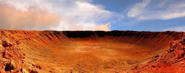 De grote meteoor krater — Stockfoto
