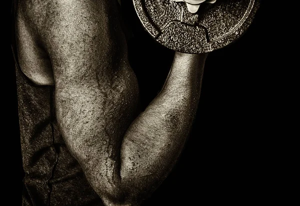 Gewichtheberin rechter Arm — Stockfoto