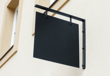 Açık kafe tabela mockup