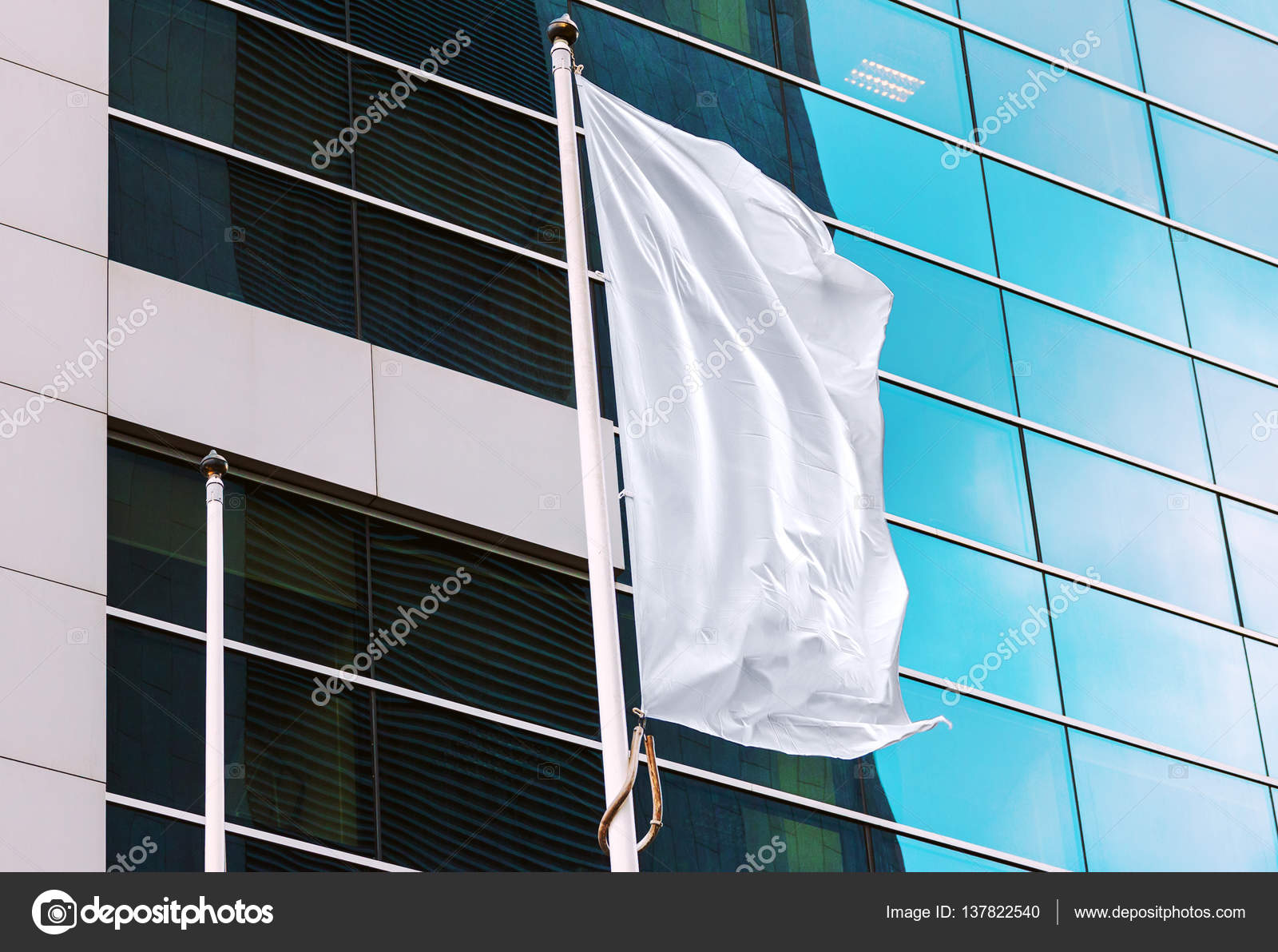 Download White Flag Mockup Stock Photo Image By C Cebas1 137822540