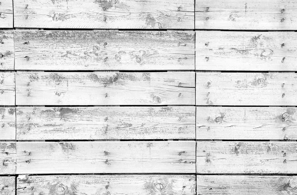 White wooden planks background — Stock Photo, Image