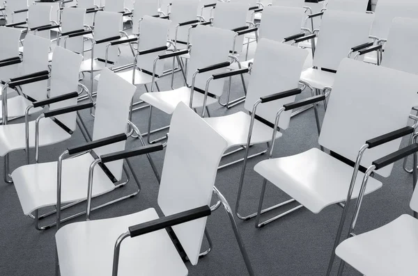 Empty modern conference seats — Stock Photo, Image
