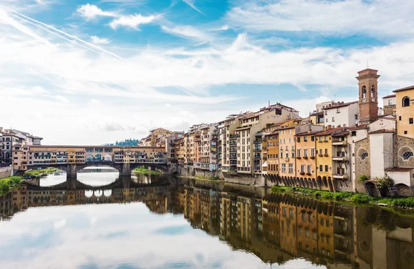 Klasické zobrazení města Florencie — Stock fotografie