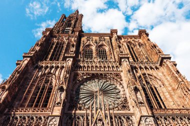 Strazburg Notre Dame Katedrali dış