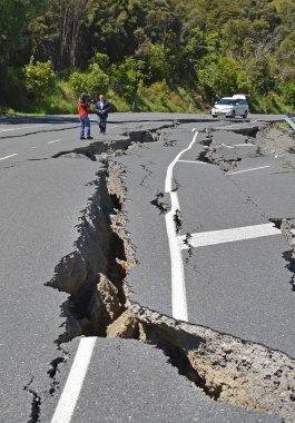 Intrepid Reporter & Cameraman  brave the dangers of the Kaikoura Earthquake clipart