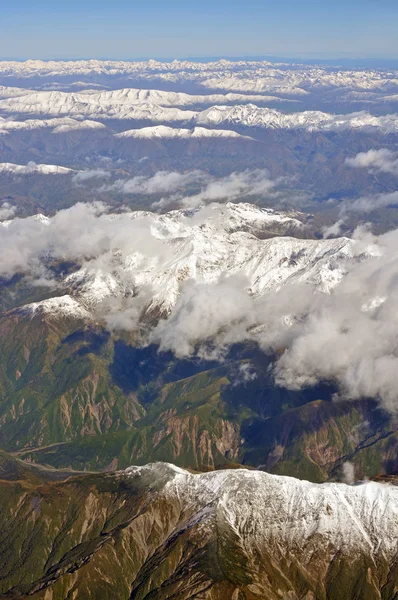 Kaikoura Mountains in Spring Aerial View, New Zealand