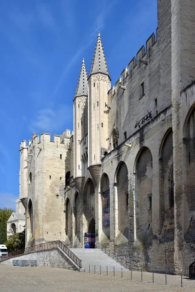 Palais Des Papes Gebouw in Avignon, Provence Frankrijk — Stockfoto