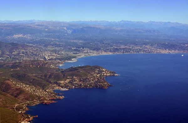 Cannes Aerial View, Cote d'azur Provence France — Zdjęcie stockowe