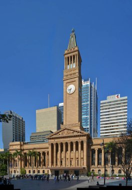 Brisbane City Hall, Tower & Square, Queensland Australia clipart