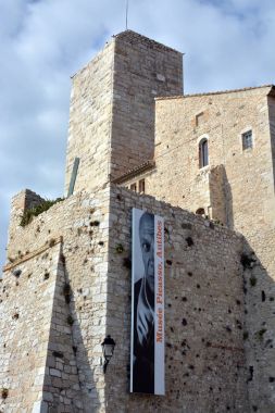 Antibes bir sonbahar gününde Picasso Müzesi
