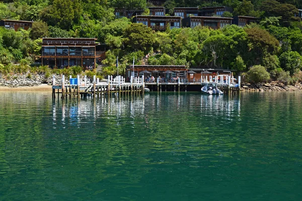 Bay Of Many Coves Resort, Marlborough Sounds, New Zealand — Stok fotoğraf