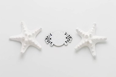 Beyaz okyanus şablonu.