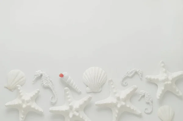 White ocean items. — Stock Photo, Image