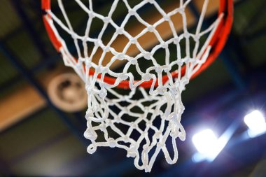 Basketbol çember ve net portre