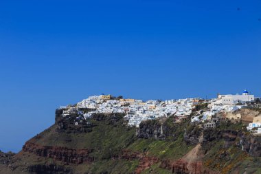Santorini Island, Yunanistan - Caldera view