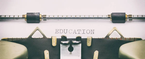 DYSLEXIA word in capital letters on a typewriter sheet — Stock Photo, Image