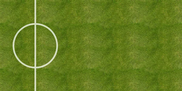 Soccer football field center background — Stock Photo, Image
