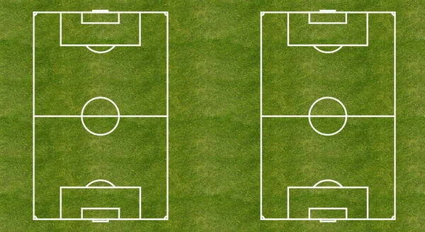 Soccer grass fields layout