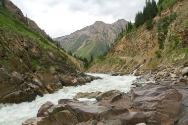 Bir büyük dağ nehir