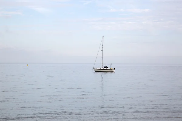 Loď na moři, Cushendun; County Antrim — Stock fotografie