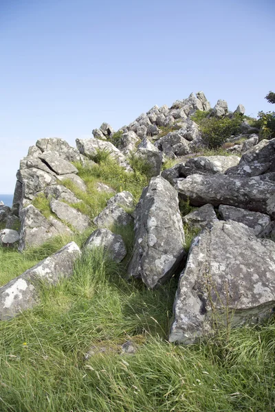 Klipporna vid Murlough strand. County Antrim — Stockfoto