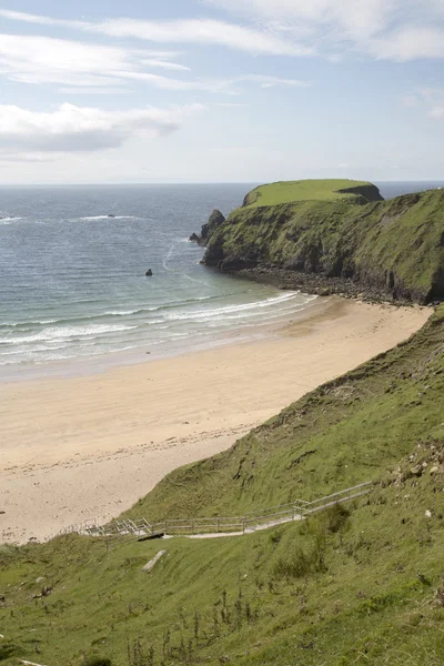 Silver Strand praia; Malin implorar, Donegal — Fotografia de Stock