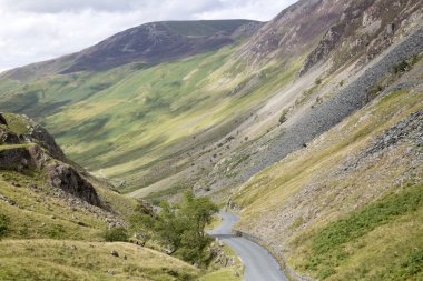 Honister geçmek; Lake District; İngiltere